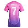 Tyskland Kai Havertz 7 Dame Bortedrakt EM 2024 Kortermet